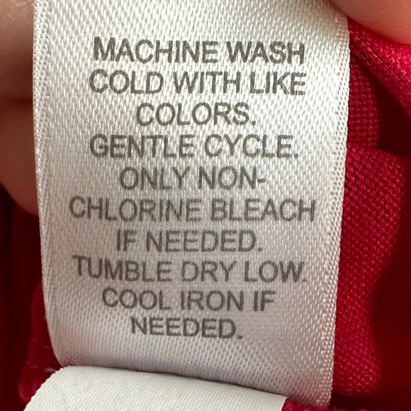 J. Jill Modal Blouse Fuchsia Pink XS Petite Roll Tab Sleeves Soft Lagenlook - Picture 8 of 8